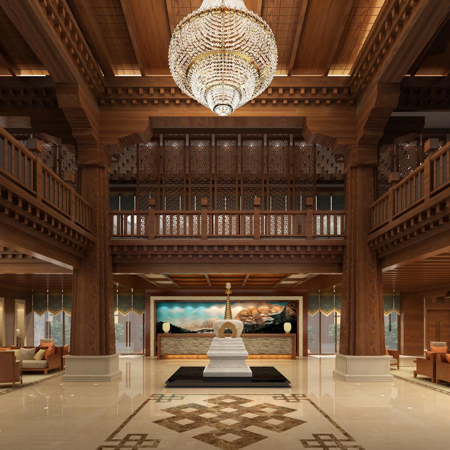 Balagezong Tibetan Ecological Hotel Shangri-La Exterior photo